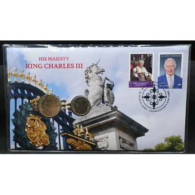 2025 $2 / $1 His Majesty King Charles III 2-coin PNC