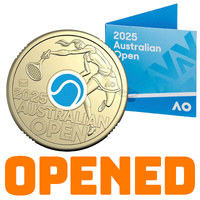 OPENED - 2025 $2 Women's Australian Open Carded Coin