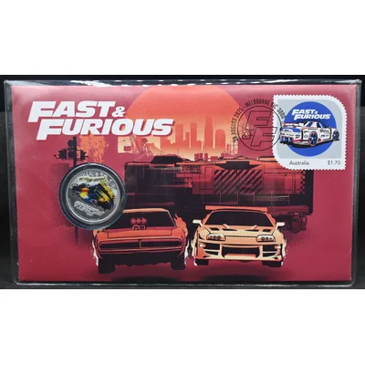 2025 Fast & Furious Coloured $1 PNC