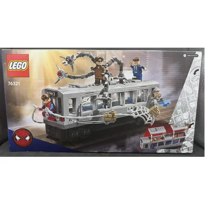 2025 LEGO Marvel SpiderMan Vs Doc Ock Subway Train Scene Set (76321)