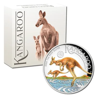 2026 1oz Kangaroo Silver High Relief Proof Coin