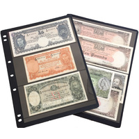 3 Pocket Banknote Album Sleeve PK of 10