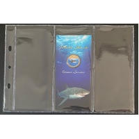 Carded Coin Storage Sheets