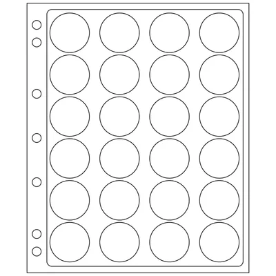ENCAP 34/35 41mm Capsule Album Sheet (2pk)