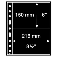 Classic GRANDE 2S Black Sheets - Double-sided Album Sleeves (Pk 5)