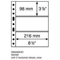 Graded Note Album Sheets - Signle sided (Pk 5)