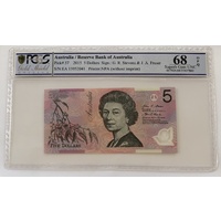 2015 MS67 EA15 - $5  Last Prefix