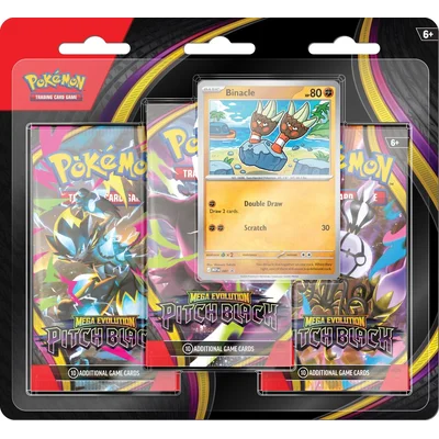 Pokemon: Mega Evolution Pitch Black Pitch Black 3-Booster Blister Pack