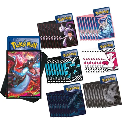 Pokemon: Pack of 65 Card Sleeves from Elite Trainer Boxes (Assorted)