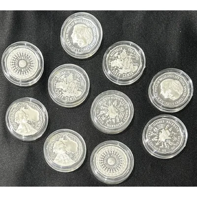 Silver Lucky Dip - Sterling Silver 50c piece in capsule