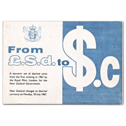 1967 New Zealand Uncirculated Decimal Coin Set