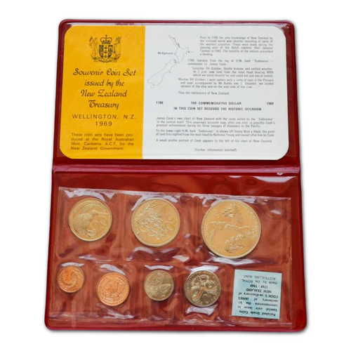 1969 New Zealand Uncirculated Coin Set