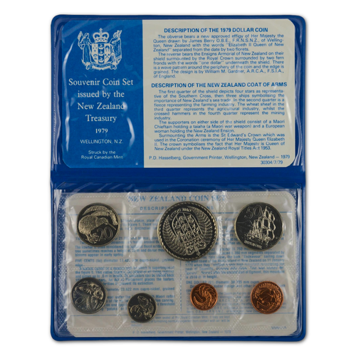 1979 New Zealand Uncirculated Coin Set