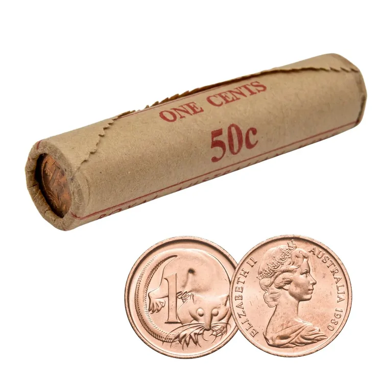 1980 One Cent RAM Roll (1c)