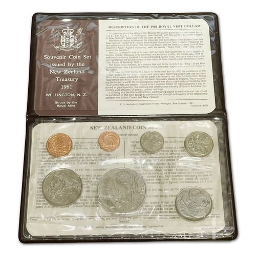 1981 New Zealand Uncirculated Coin Set