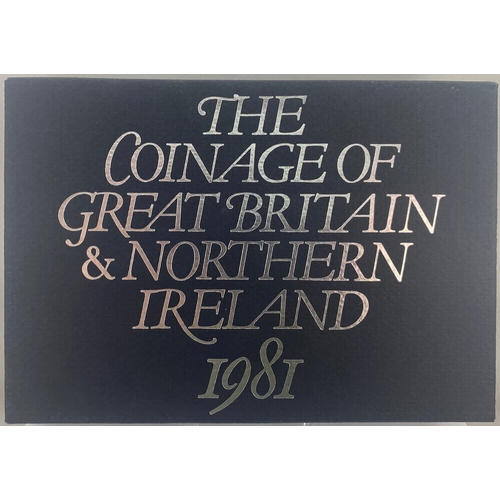 1981 United Kingdom Coinage of Great Britain & Northern Ireland - Proof Set