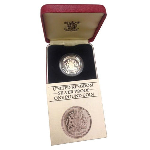 1983 £1 United Kingdom Sterling Silver - Proof Coin