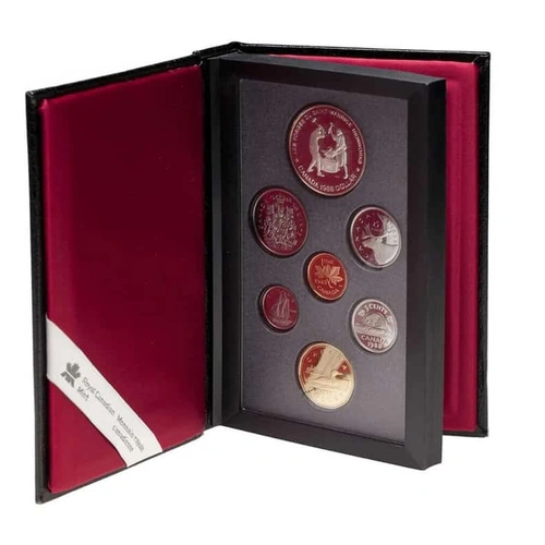 1984 Canadian Proof Set - Includes silver dollar 