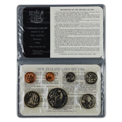 1984 New Zealand Uncirculated Coin Set