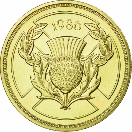 1986 £2 United Kingdom Commonwealth Games Coin