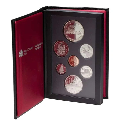 1986 Canadian Proof Set - Includes silver dollar