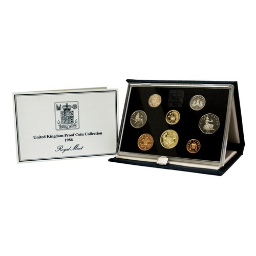1986 United Kingdom Queen Elizabeth II Annual Proof Set