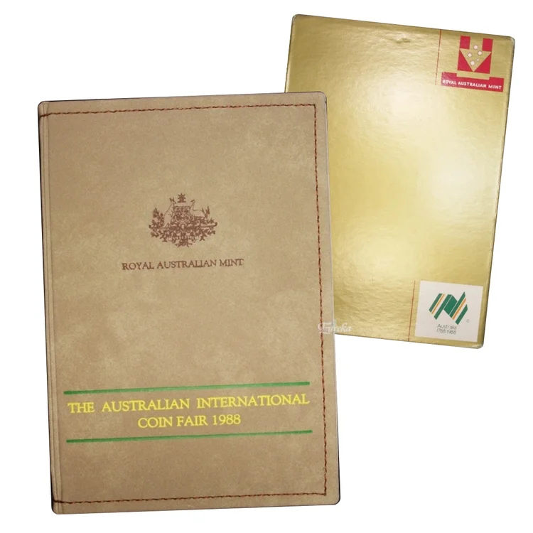 1988 Year Proof Set Bicentennial - International Coin Fair Edition