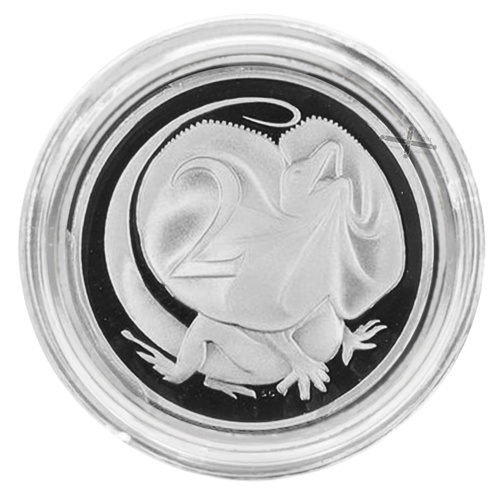 1991 2c Sterling Silver Proof Coin in Capsule