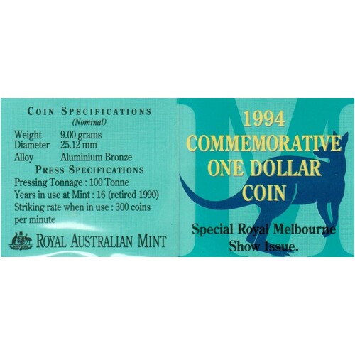 1994 M Dollar Decade - Royal Melbourne Show
