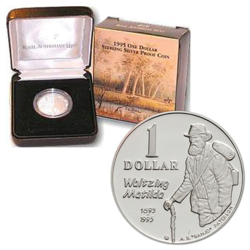 1995 $1 Waltzing Matilda Proof Coin