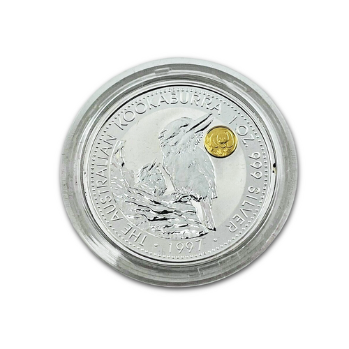 1997 1oz Australian Kookaburra Silver Coin 