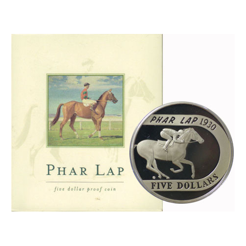 2000 $5 Phar Lap Proof Coin