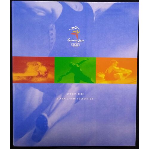 2000 $5 Sydney Olympic - 28 Coin Collection Album & "Special Subscribers Medallion"