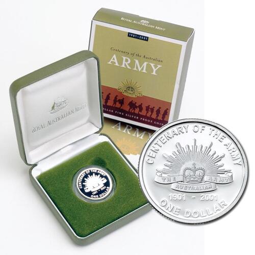 2001 1oz Proof Centenary of the Australian Army