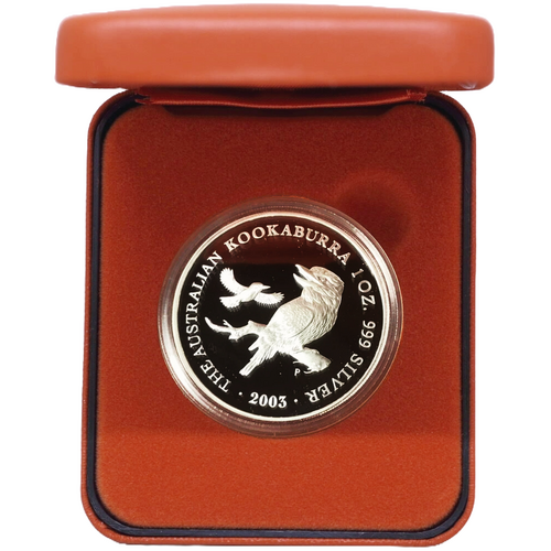 2003 1oz Kookaburra Silver Proof Coin