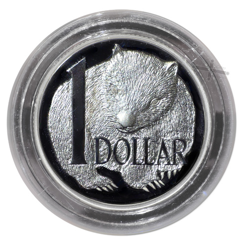 2004 $1 Wombat Sterling Silver Proof Coin in Capsule