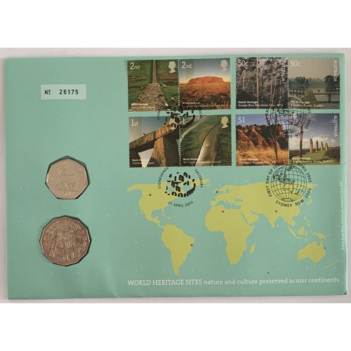 2005 PNC 50c World Heritage Sites 