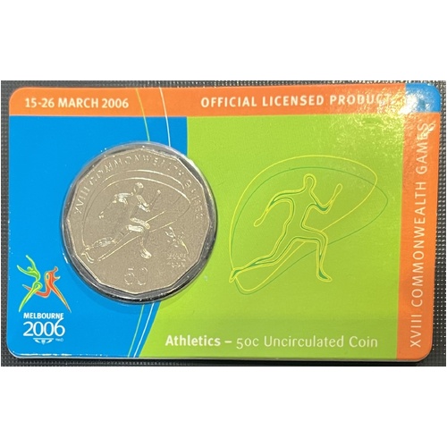 2006 50c Commonwealth Games XVIII - Athletics