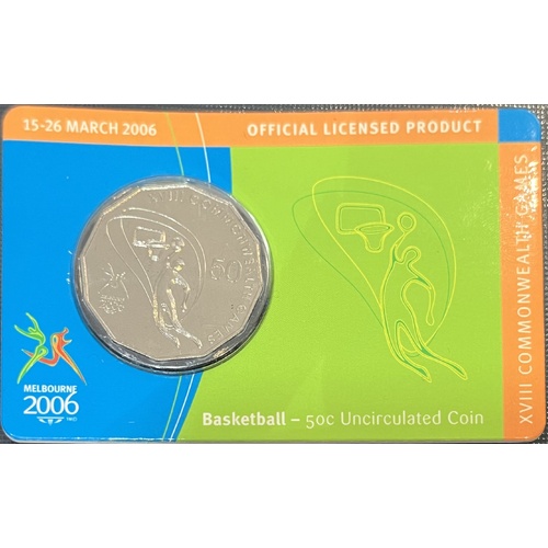 2006 50c Commonwealth Games XVIII - Basketball