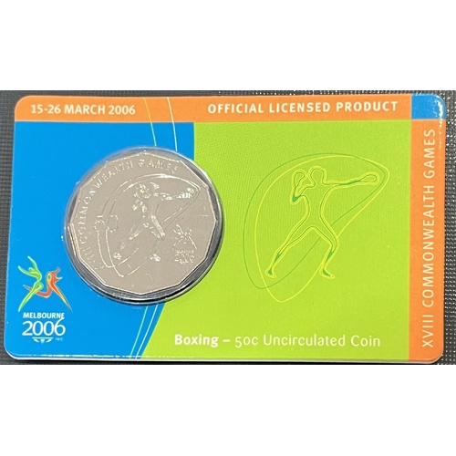 2006 50c Commonwealth Games XVIII - Boxing