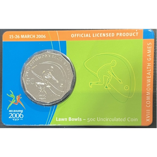 2006 50c Commonwealth Games XVIII - Squash