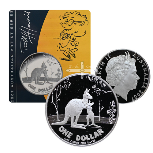 2007 1oz Kangaroo Silver Proof