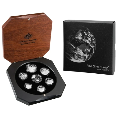 2008 Silver World Money Fair Berlin Special Release Proof Year Set 
