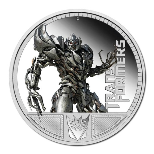 2009 1oz Transformers - Megatron Silver Proof Coin