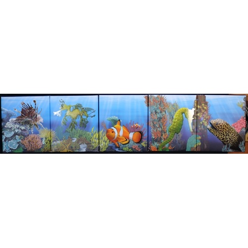 2009–2010 Silver Half Ounce Proof Five-Coin Set – The Reef Series I.