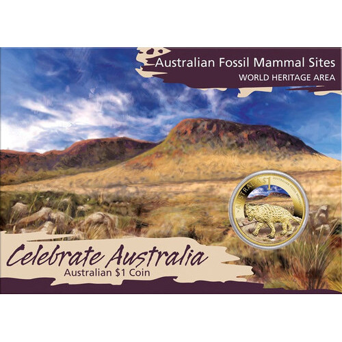 2011 $1 Celebrate Australia - Australian Fossil Mammal Sites
