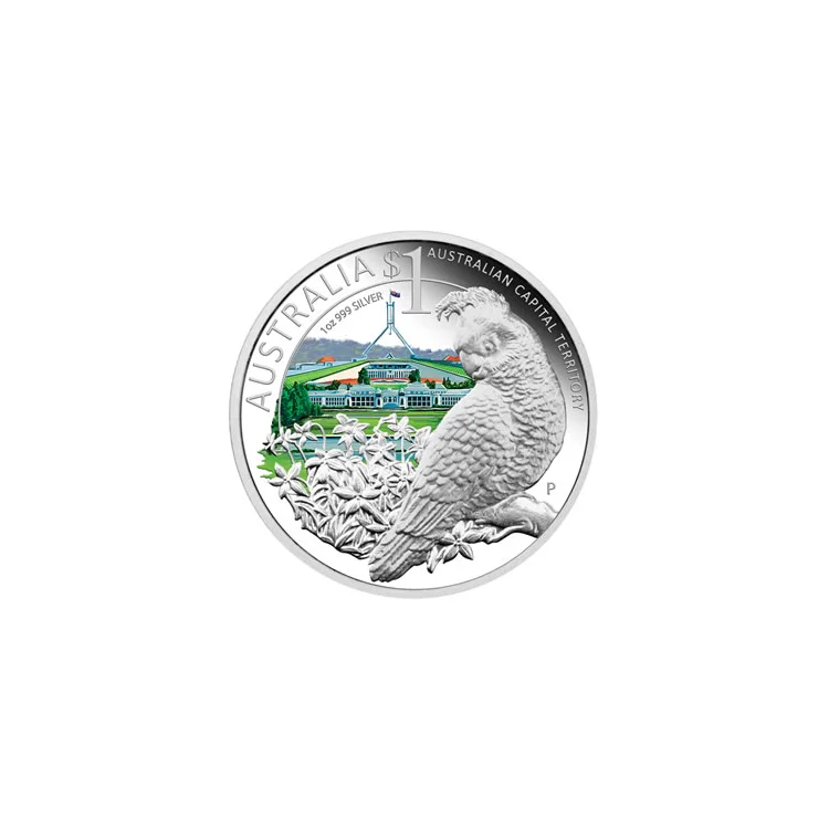 2011 1oz Silver - Celebrate Australia: Canberra Cockatoo Silver Proof (ANDA Show 6-7 Nov)