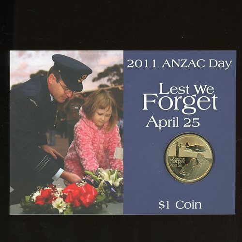 2011 $1 Anzac Day Lest We Forget 