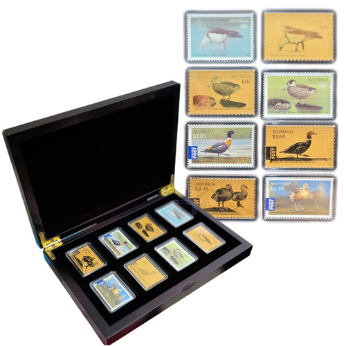 2012 Australian Waterbirds Gold Foil Stamp Set