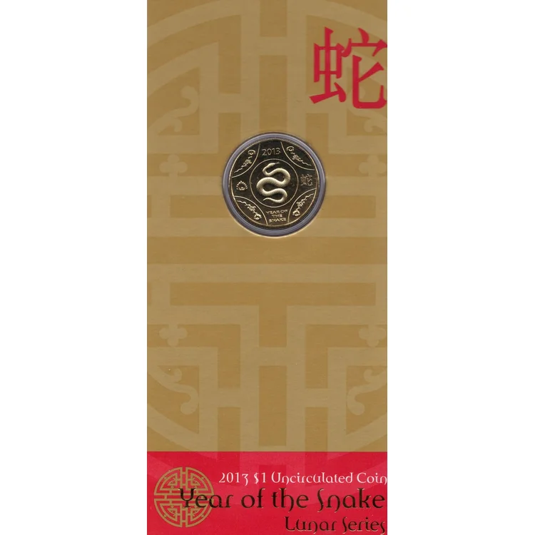 2012 $1 Year of the Dragon Carded